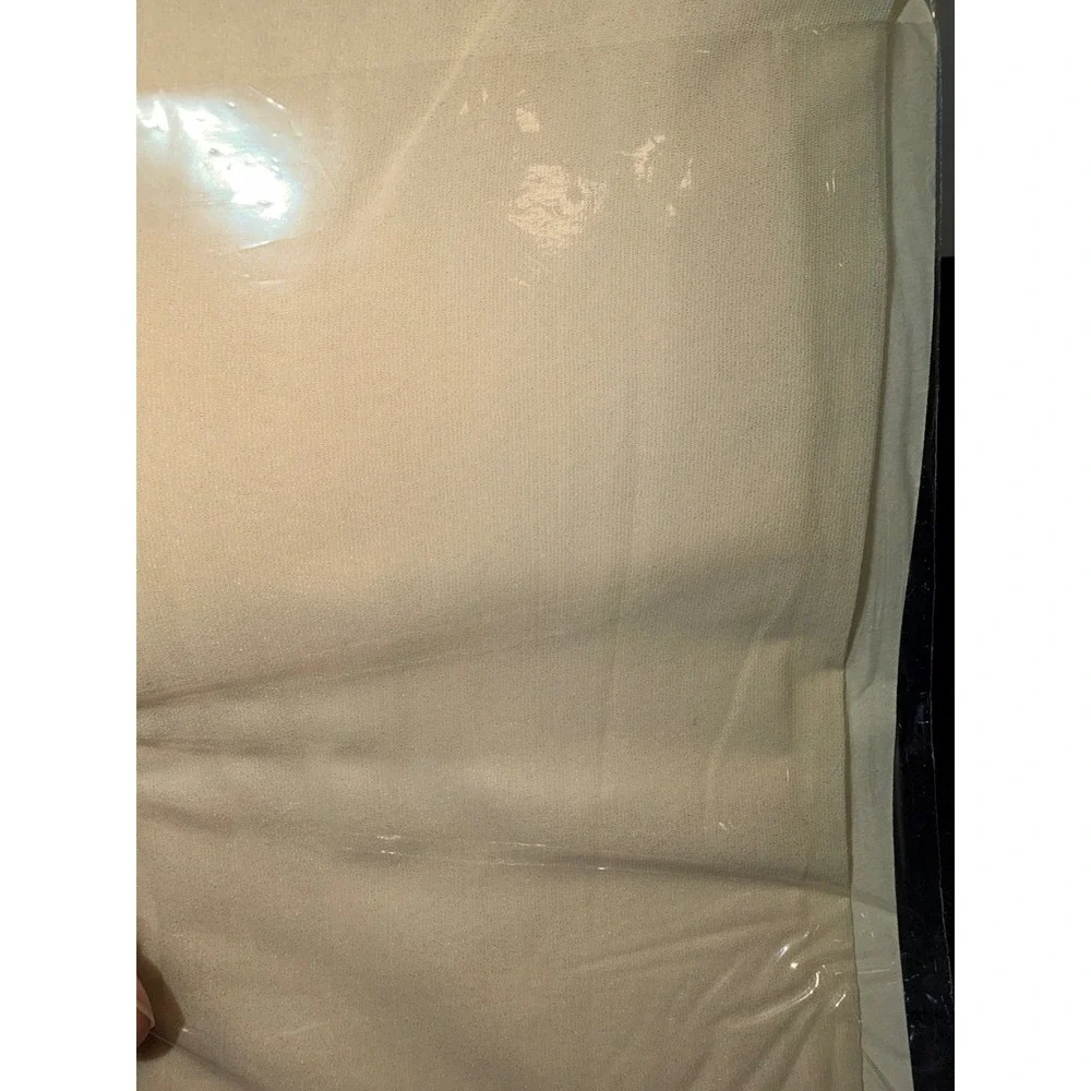 Vintage JCPenney Sandalfoot Extra Sheer‎ Light Support Pantihose Bone Short NIP